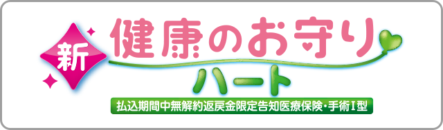 新・健康のお守り ハート